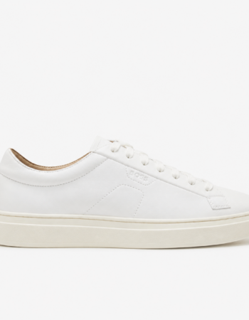 Basket blanche Boss Kieran homme - Sneakers cuir premium