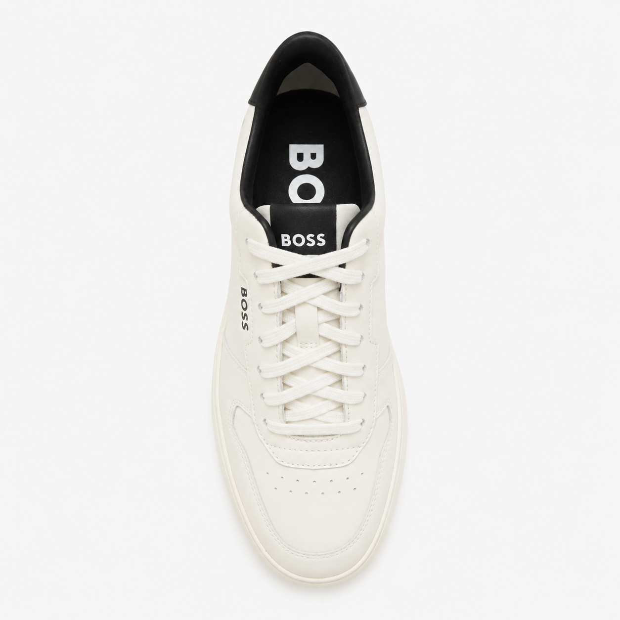 Basket blanche BOSS Clint Tenn homme vue de dessus