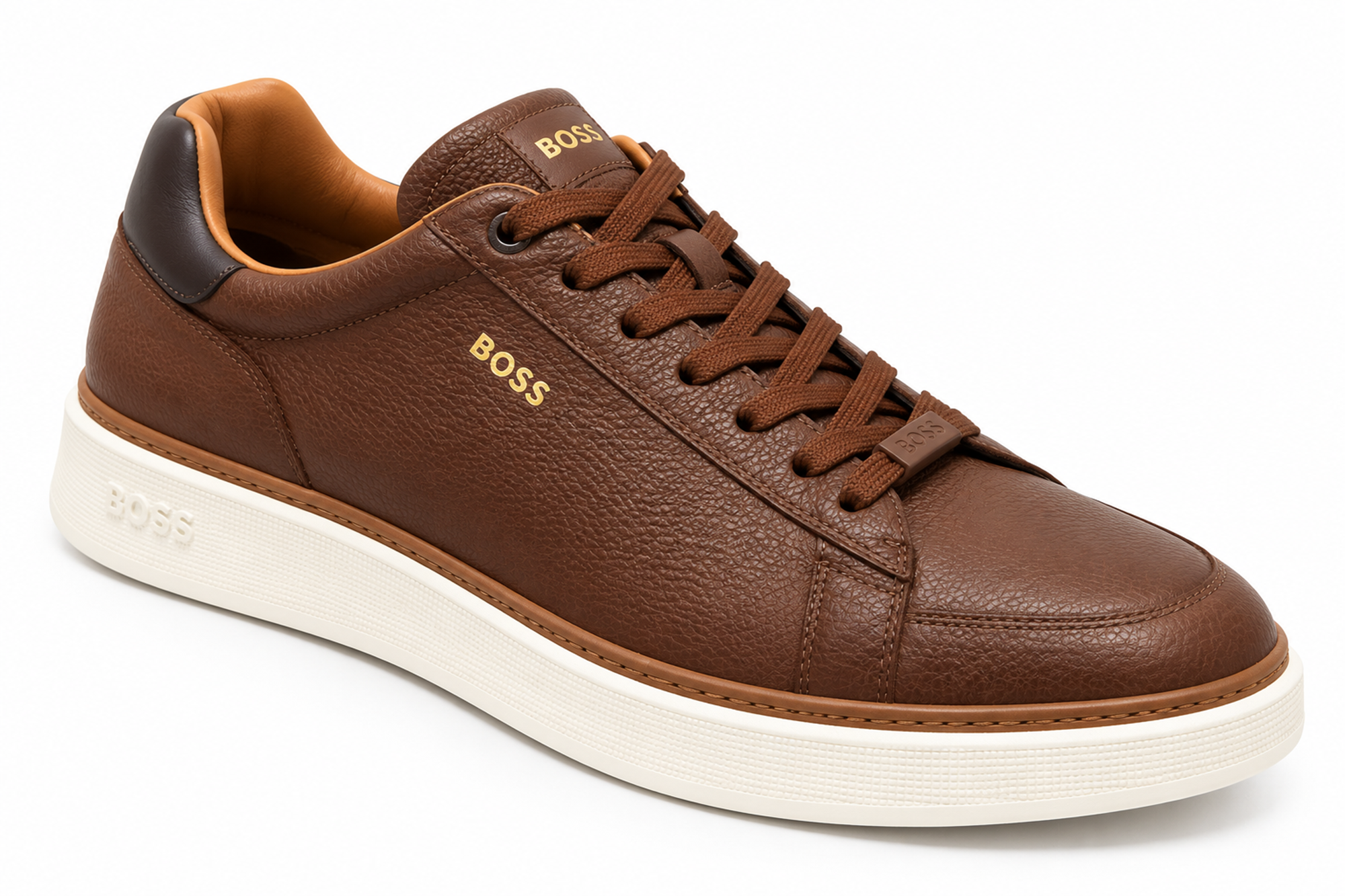 Baskets Boss Bulton Homme Marron