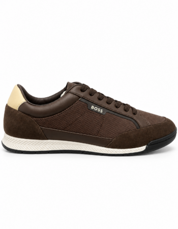 Baskets Boss Nitan Homme Marron
