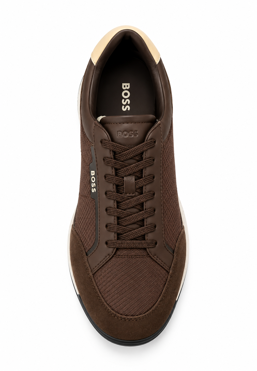 Baskets Boss Nitan Homme Marron