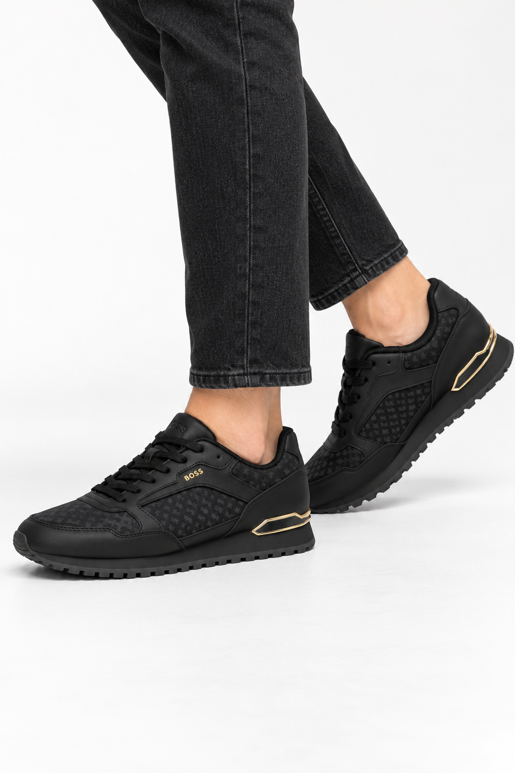 Baskets Boss Parkour Homme Noires