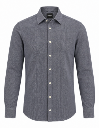 Chemise Boss Liam Homme Bleu