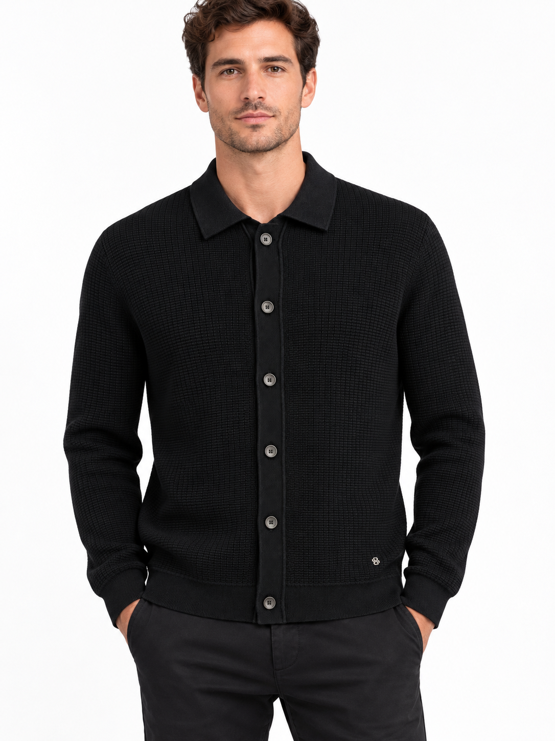 Gilet Boss Lacanico Homme Noir