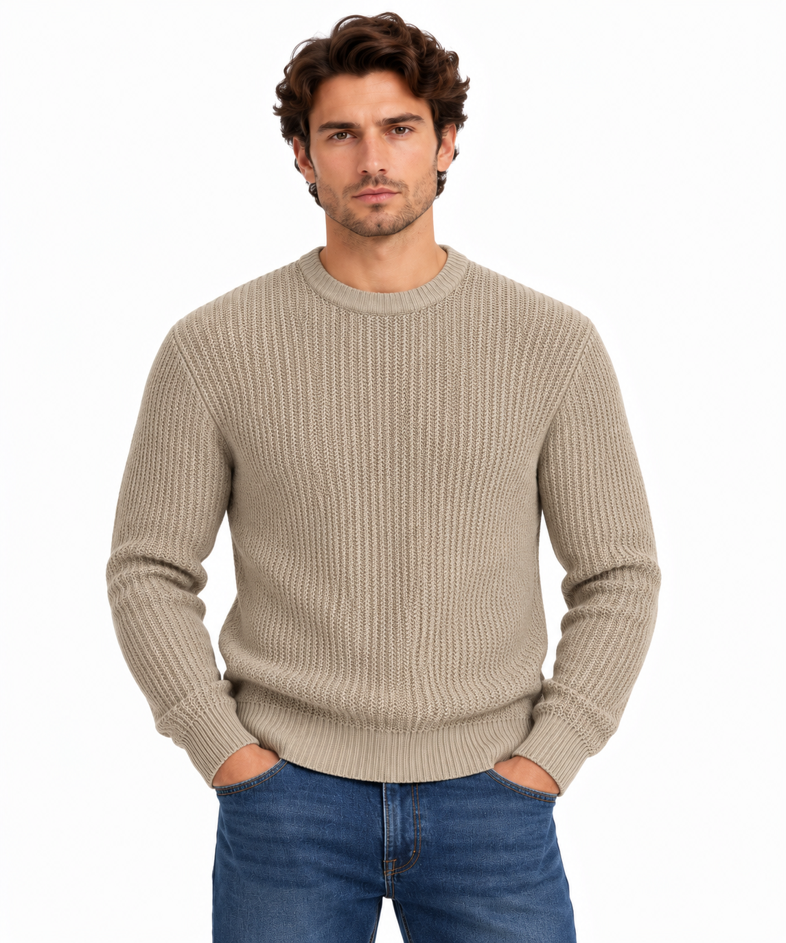 Pull Boss Fiocchetto Homme Marron