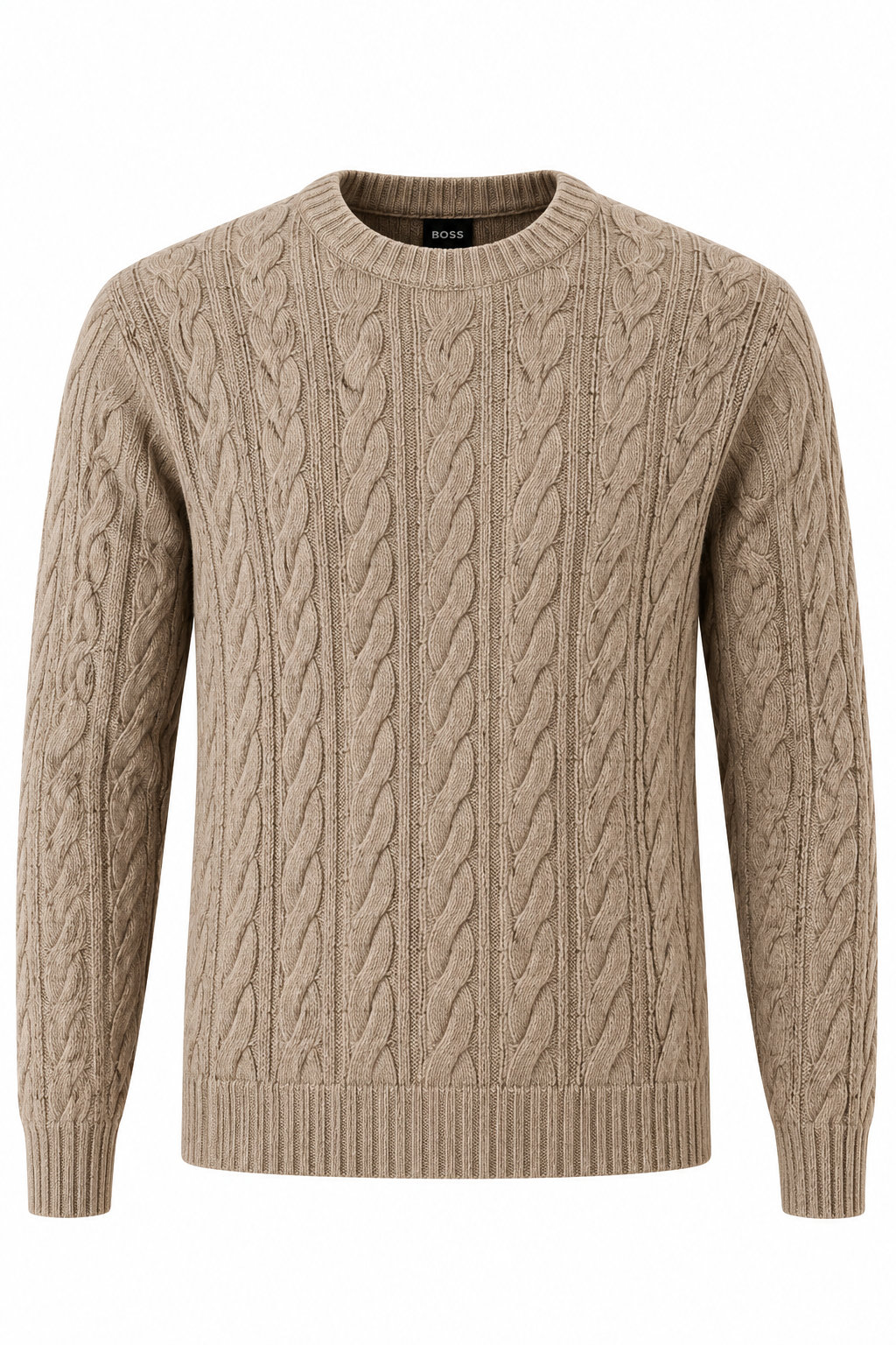 Pull Boss Furlan Homme Marron