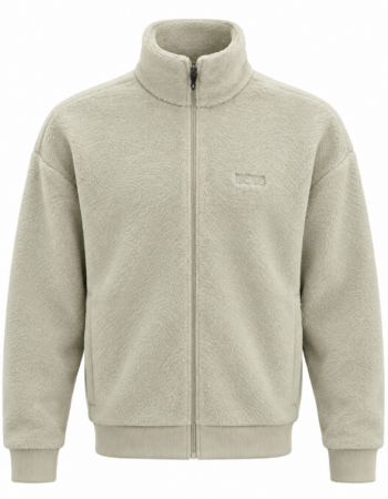 Veste Polaire Teddy Boss Homme Beige